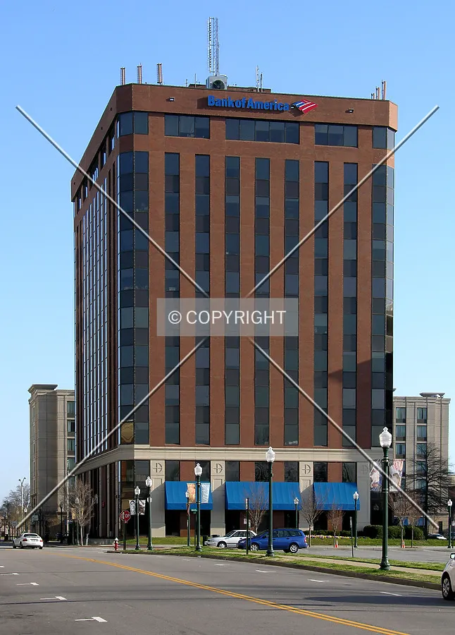 From Town Center Drive to the south