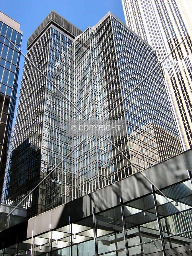 Looking up the southeast corner