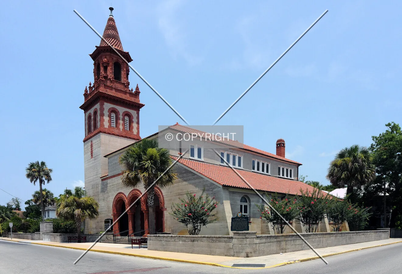 View from the southeast