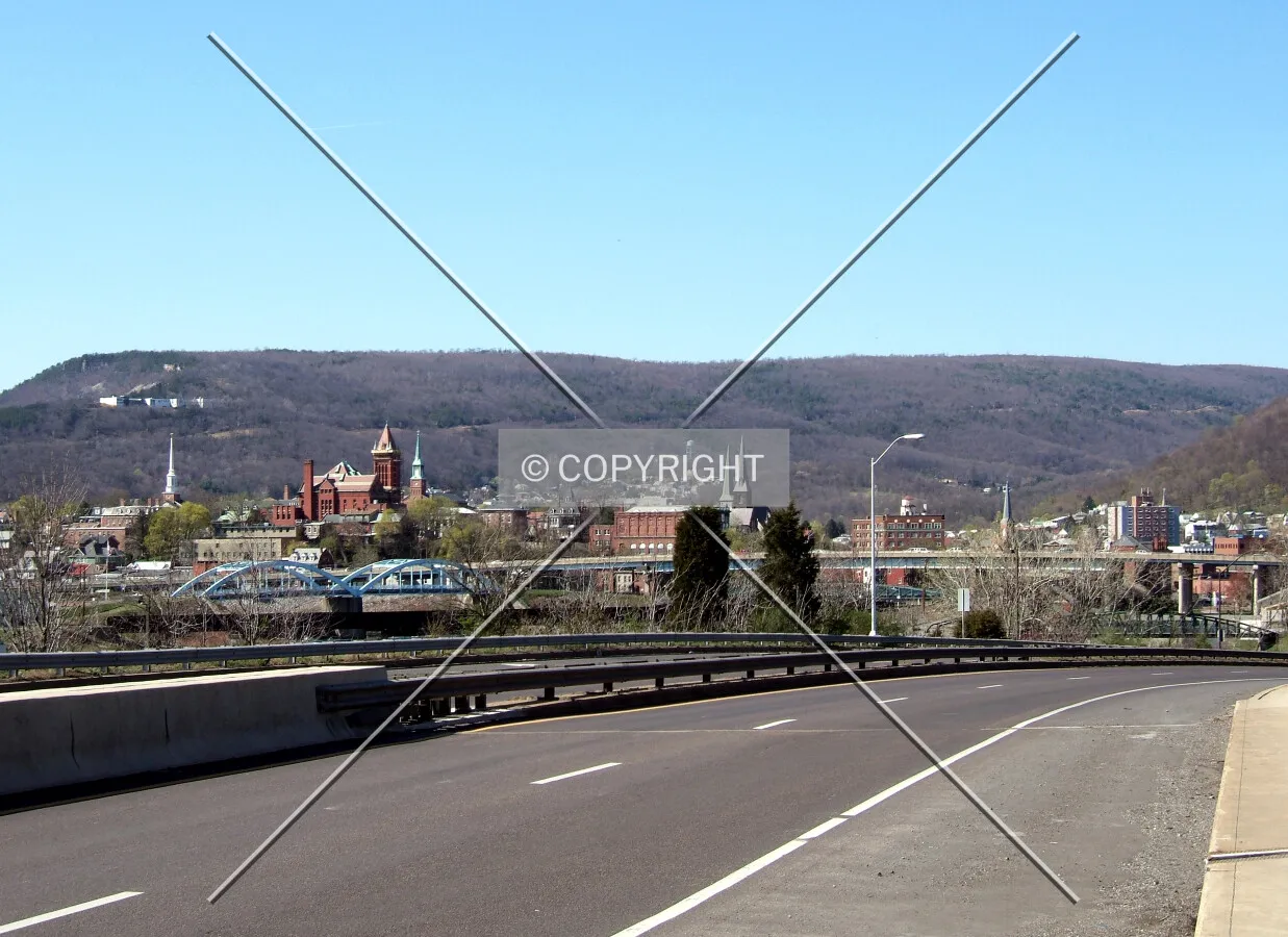 Downtown from the south