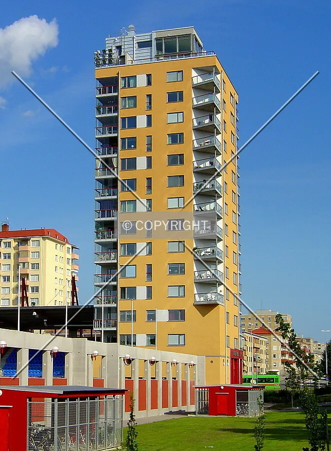 View from the west