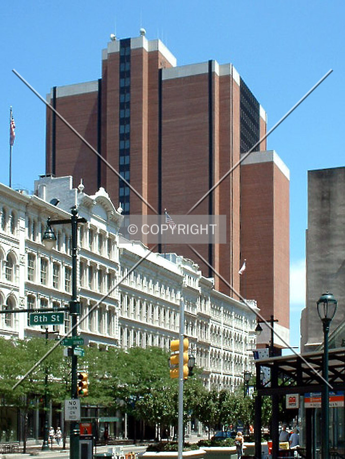 View from the west along Market Street