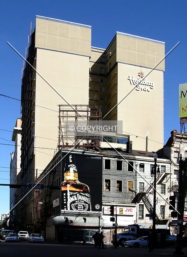 Looking north across Canal Street