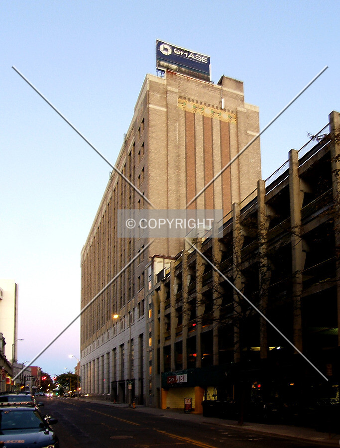 View from the southwest along John Street