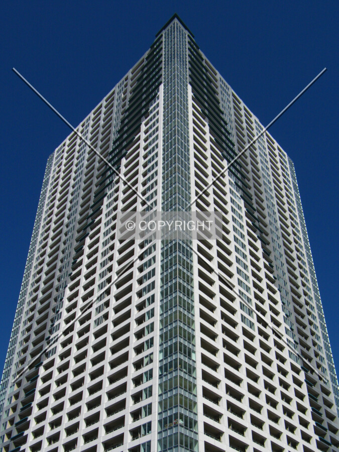 Looking up from the south