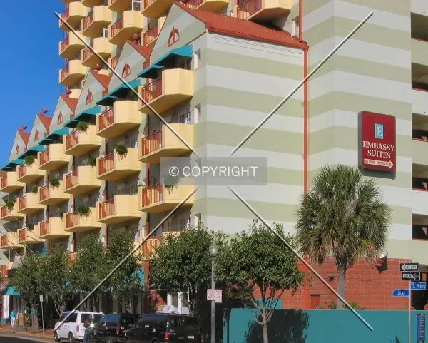 Southeast corner from Julia Street