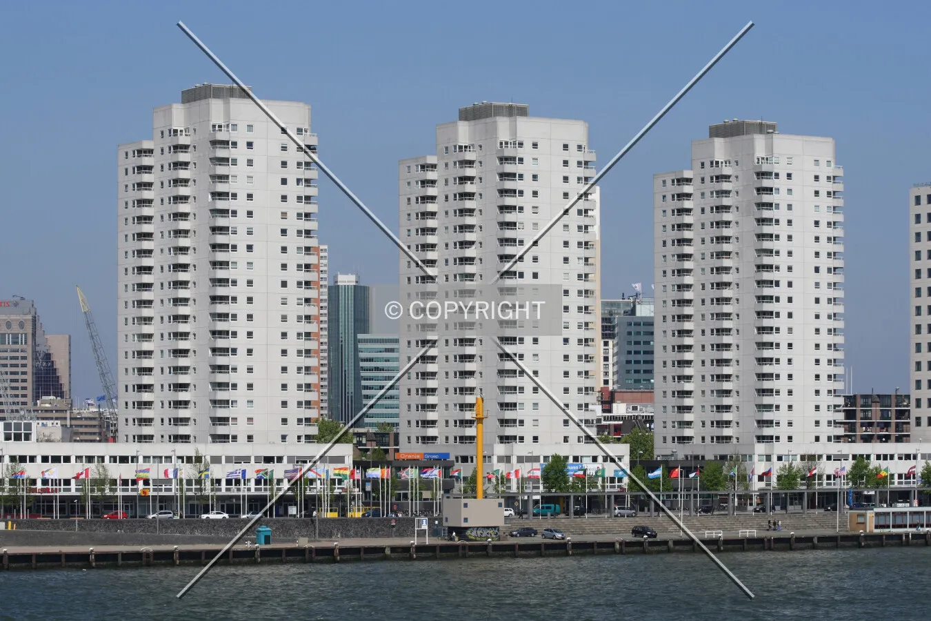 View from Erasmusbrug