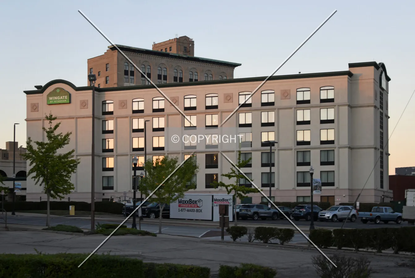 View from the southwest