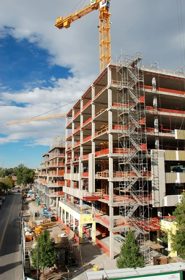 Elevated view from the south