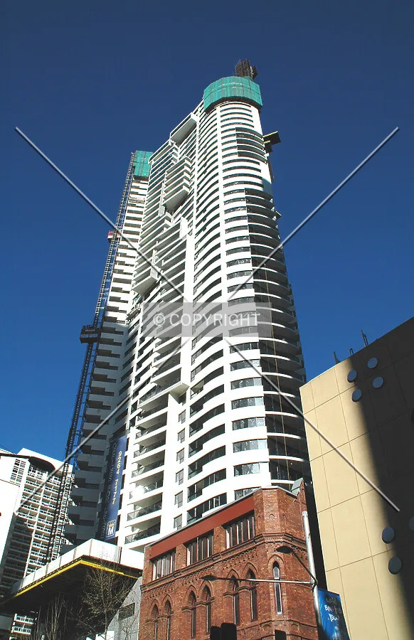 Looking up from George Street
