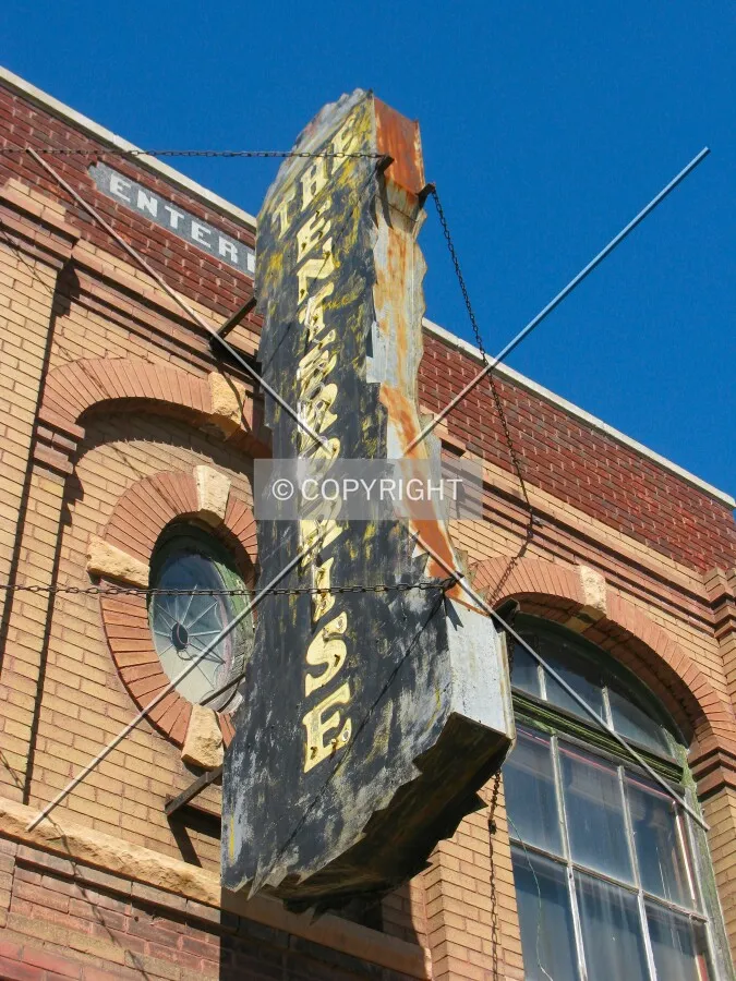 Vintage signage in need of repair