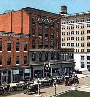 View from the northeast showing portion remaining after 1921 fire