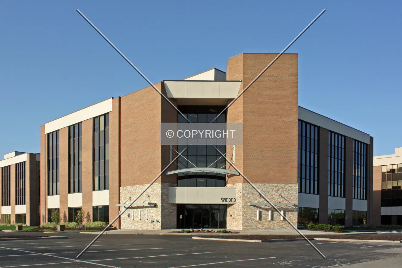 View from the northeast