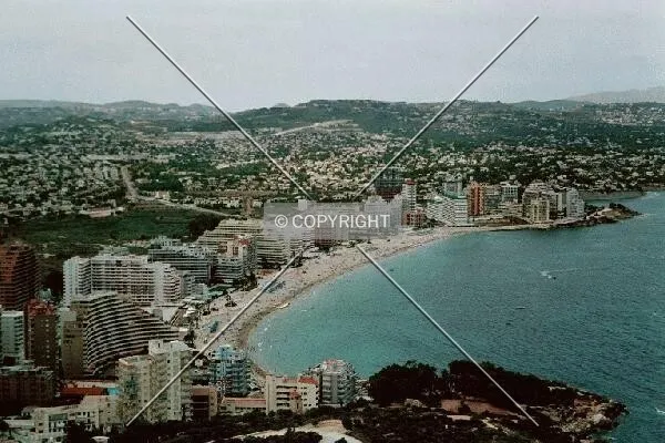 High angle view from Penon d' Ifach