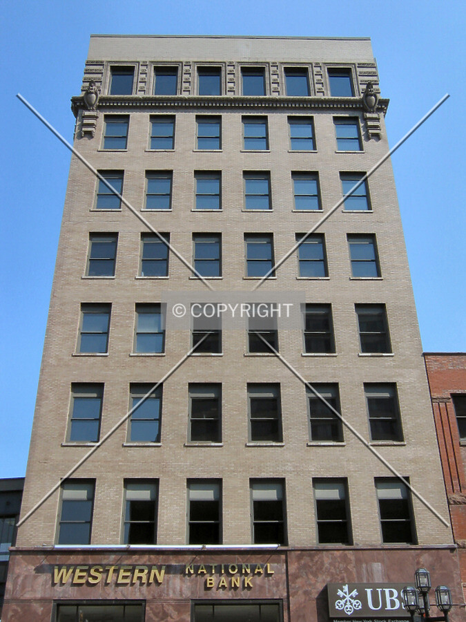 Looking up from Superior Street