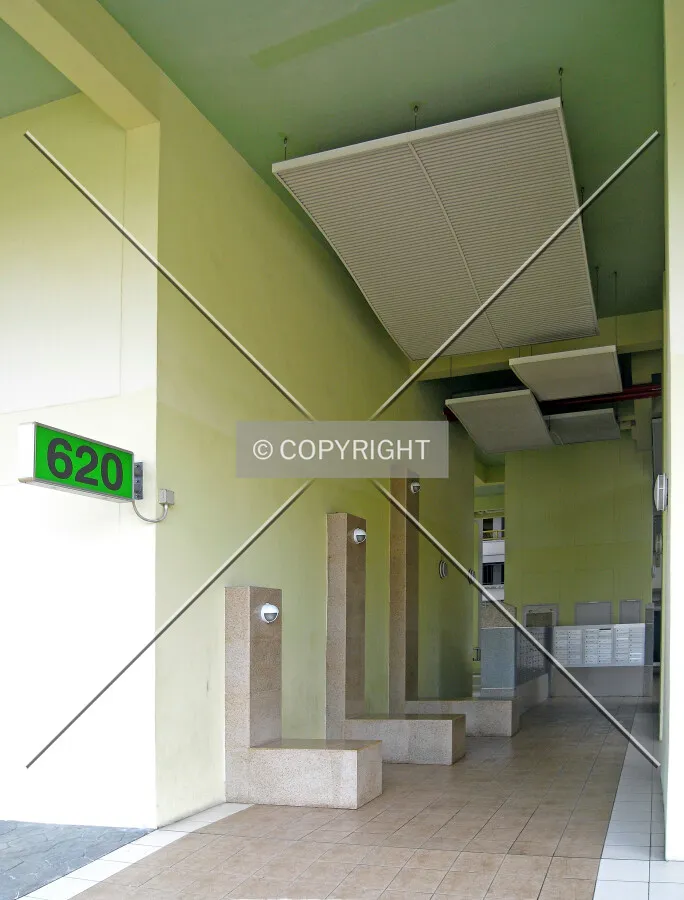 Entrance foyer from the west