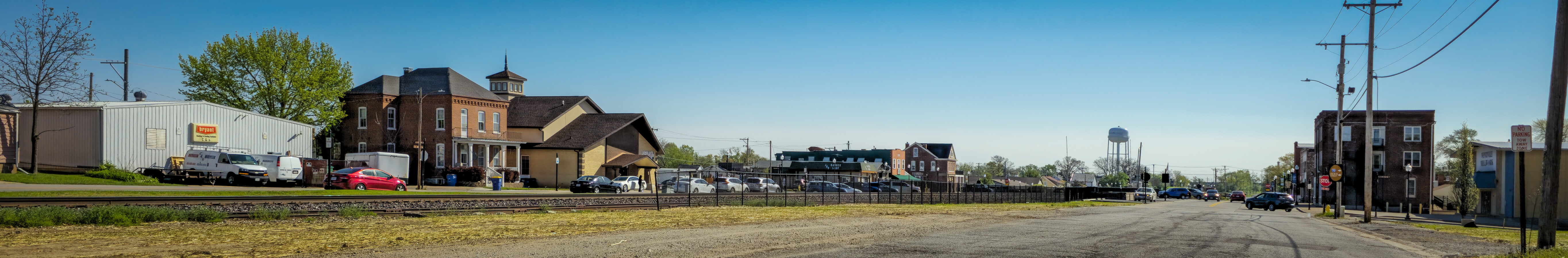Downtown from the southwest
