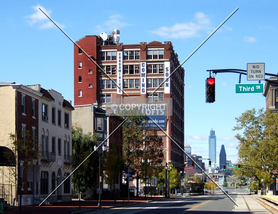 View from the east along Cooper Street