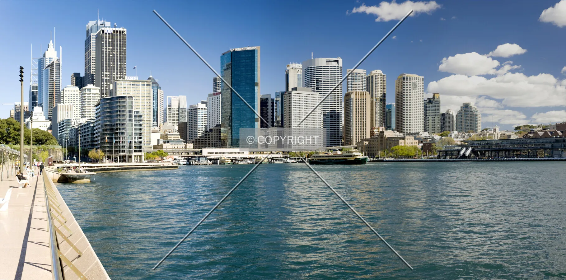 City skyline from Sydney Opera House