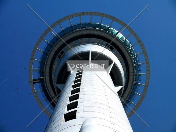 Looking up from base of tower