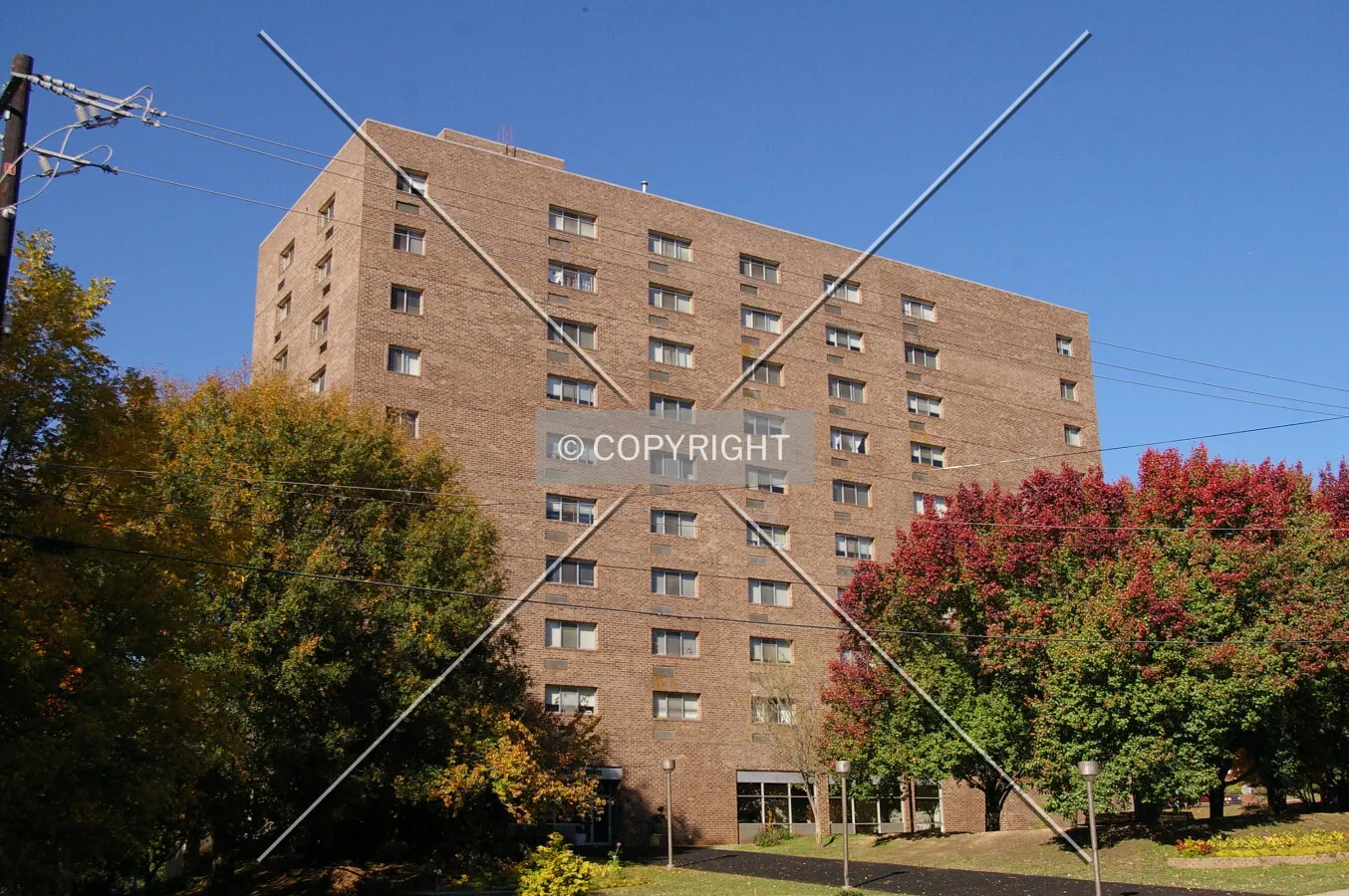 South facade facing West Dougherty Street
