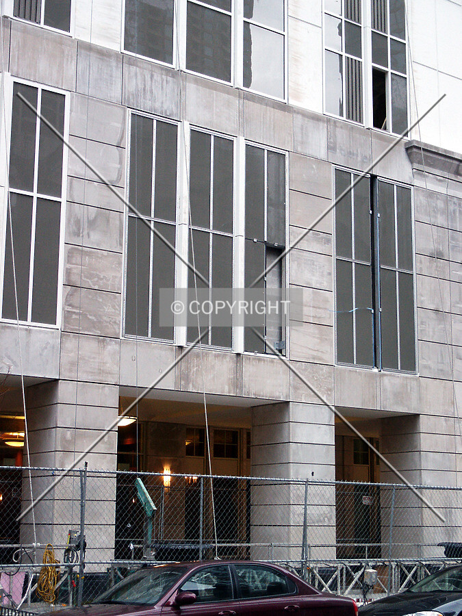 Last unfinished details, where the hoist used to be