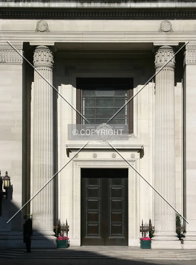 View northeast of the entrance from the junction of Long Acre, Wild Street, Great Queen Street and Drury Lane