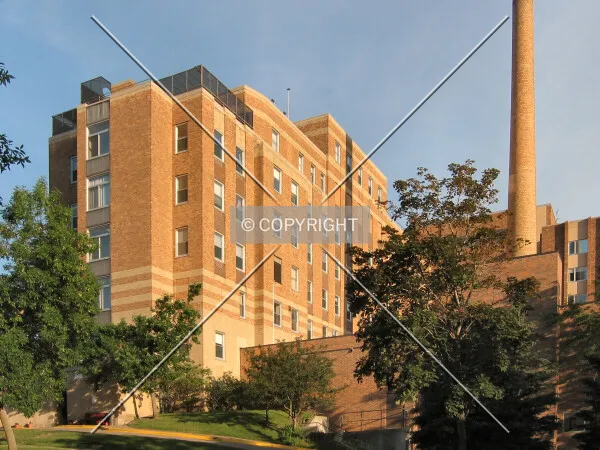 View to the southeast from Como Avenue, in late afternoon's light
