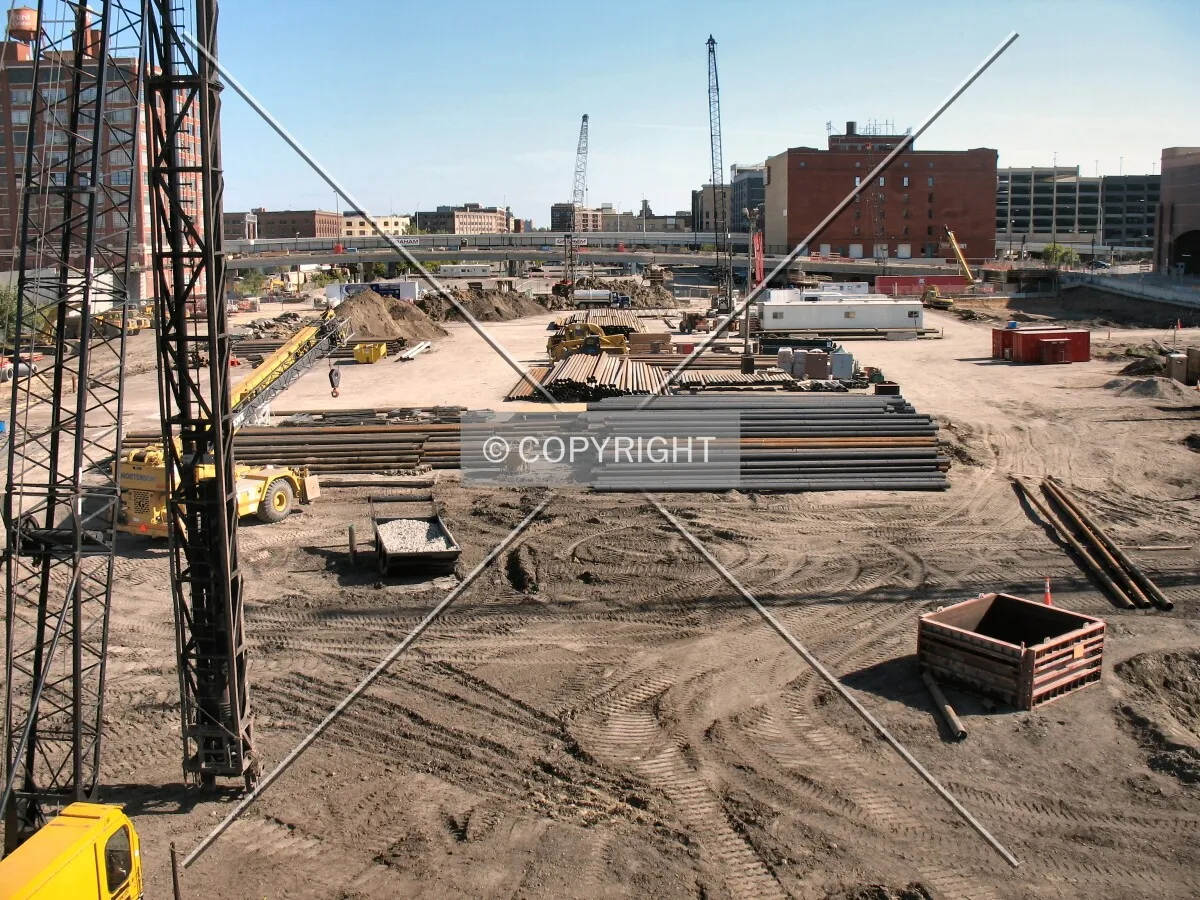 View to the northeast from 7th Street North