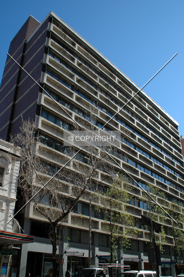 Looking up the east side