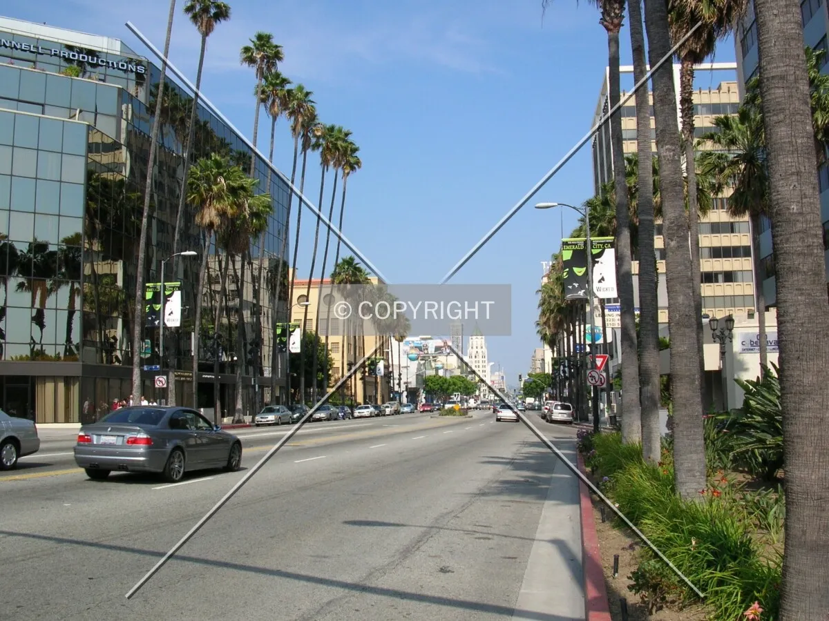 Looking east