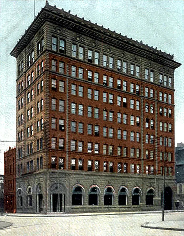 Vintage view from the southeast