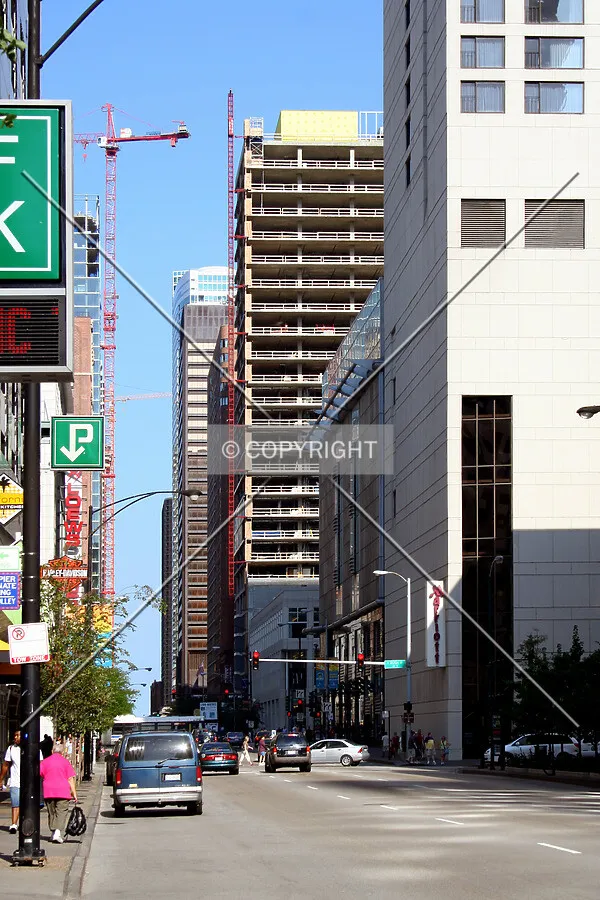 Looking east on Ohio Street