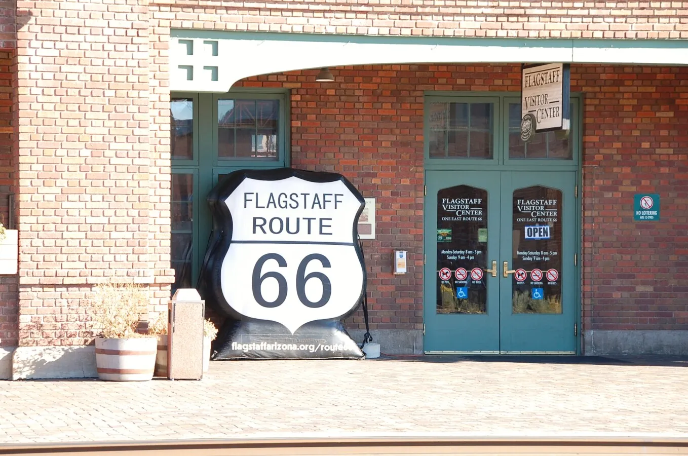 Trackside entrance