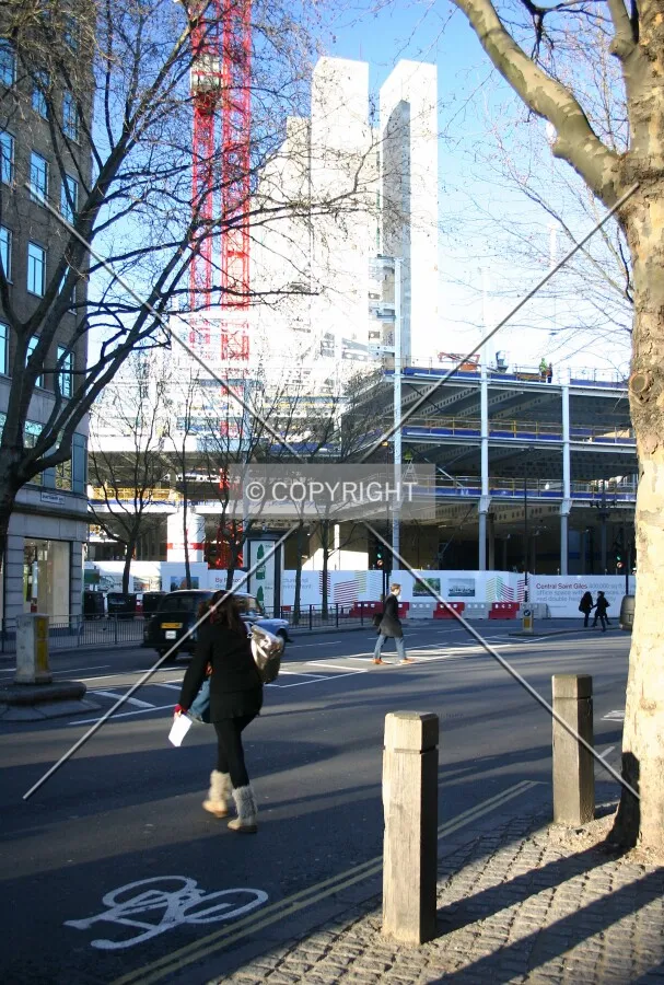View north from Shaftesbury Avenue