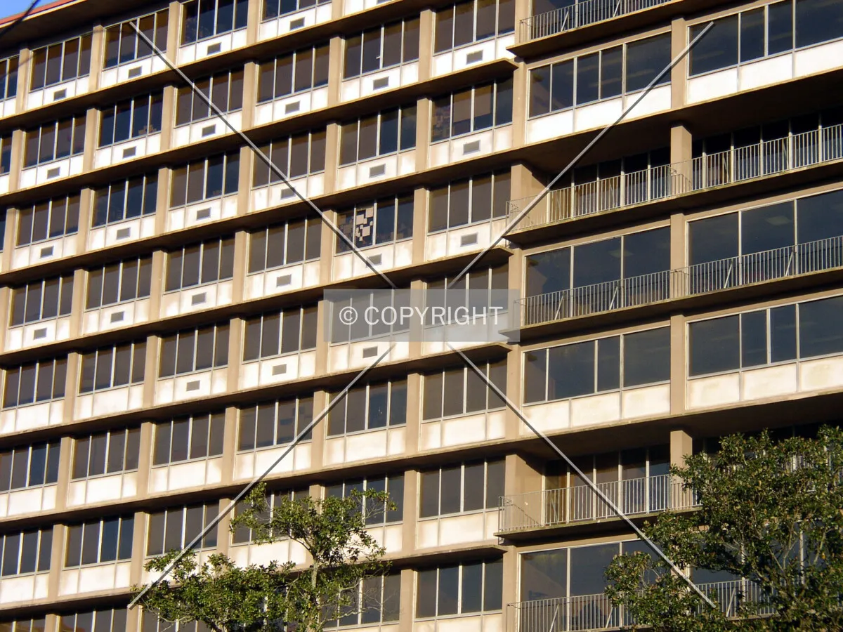 Detail of the western facade