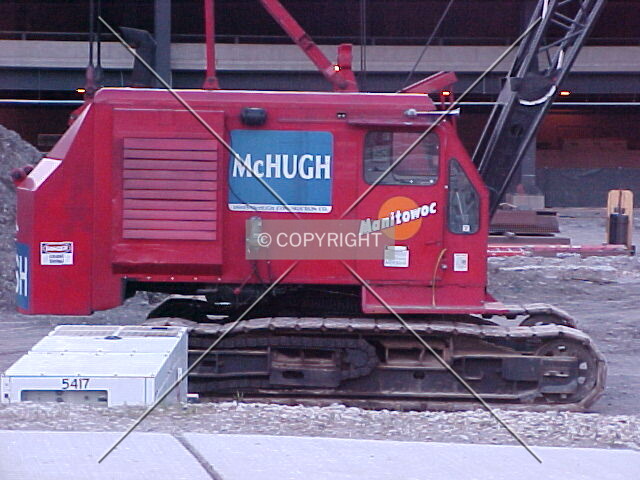 A construction crane on site