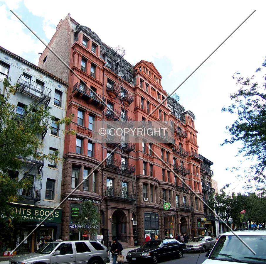 View from the southwest across Montague Street