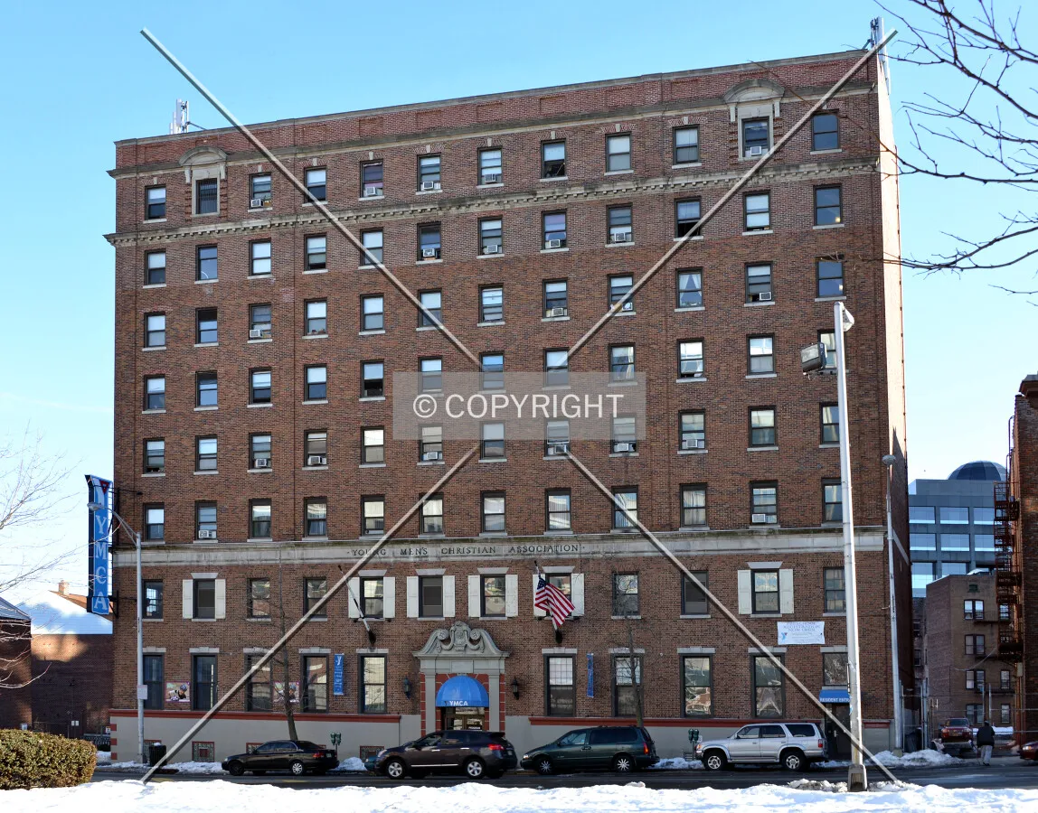 View from the northwest on Ward Street