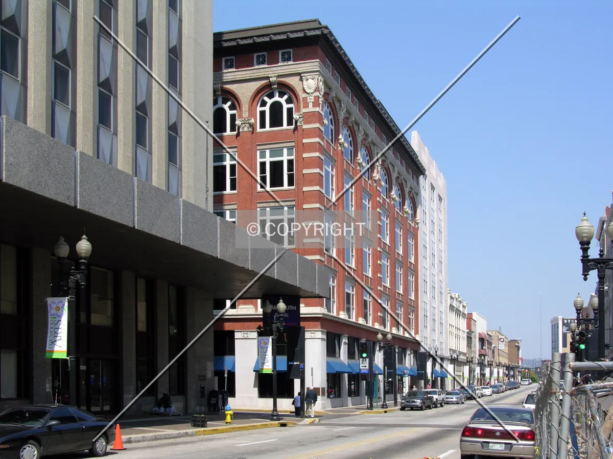 From the south along Gay Street