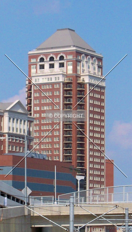Looking northeast from the Forest Park Parkway; July 3, 2006