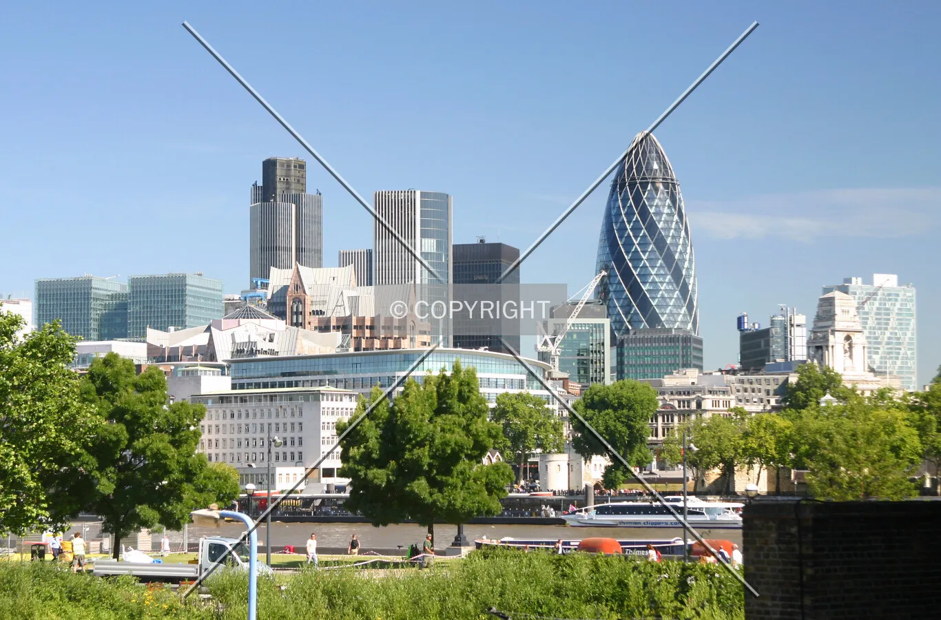 View from Tower Bridge
