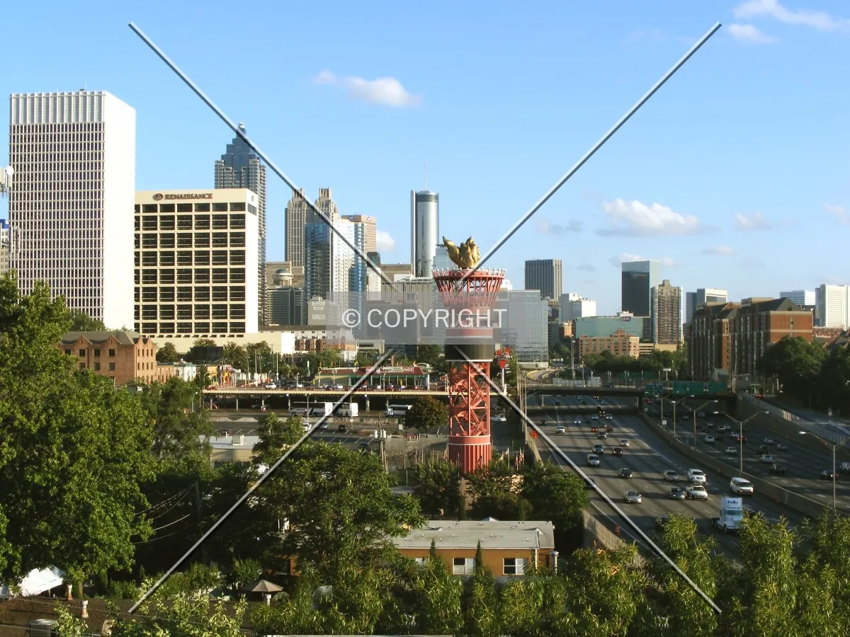 Looking south toward downtown