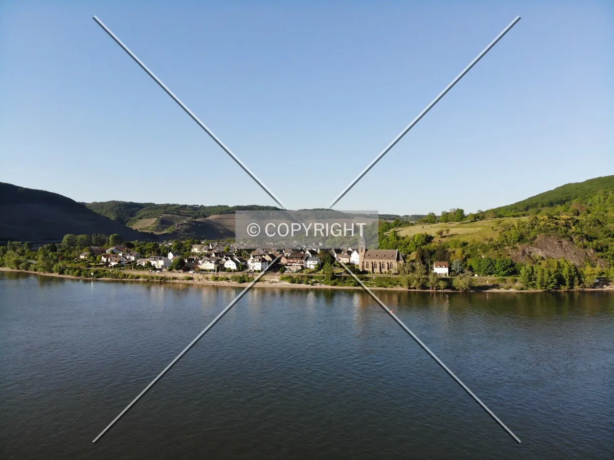 Above the rhine river