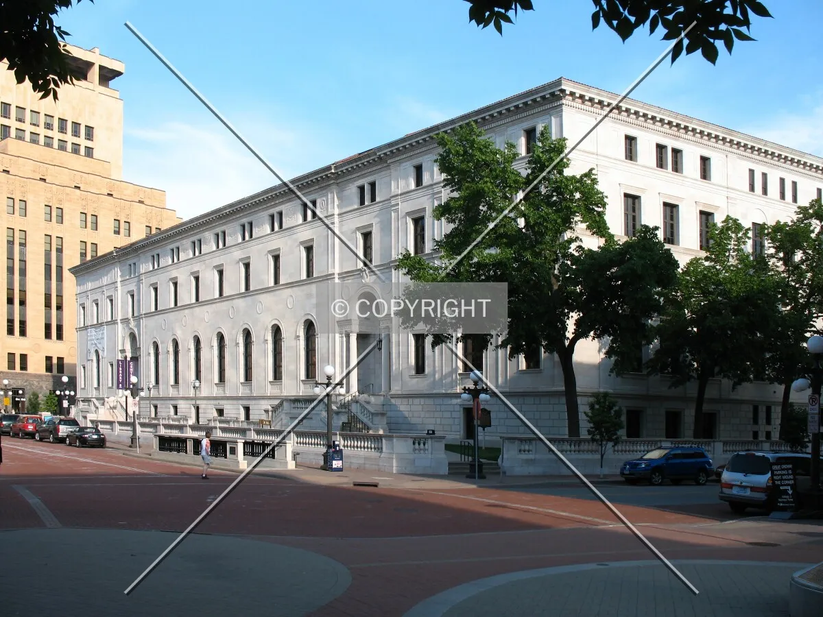 4th Street facade facing Rice Park