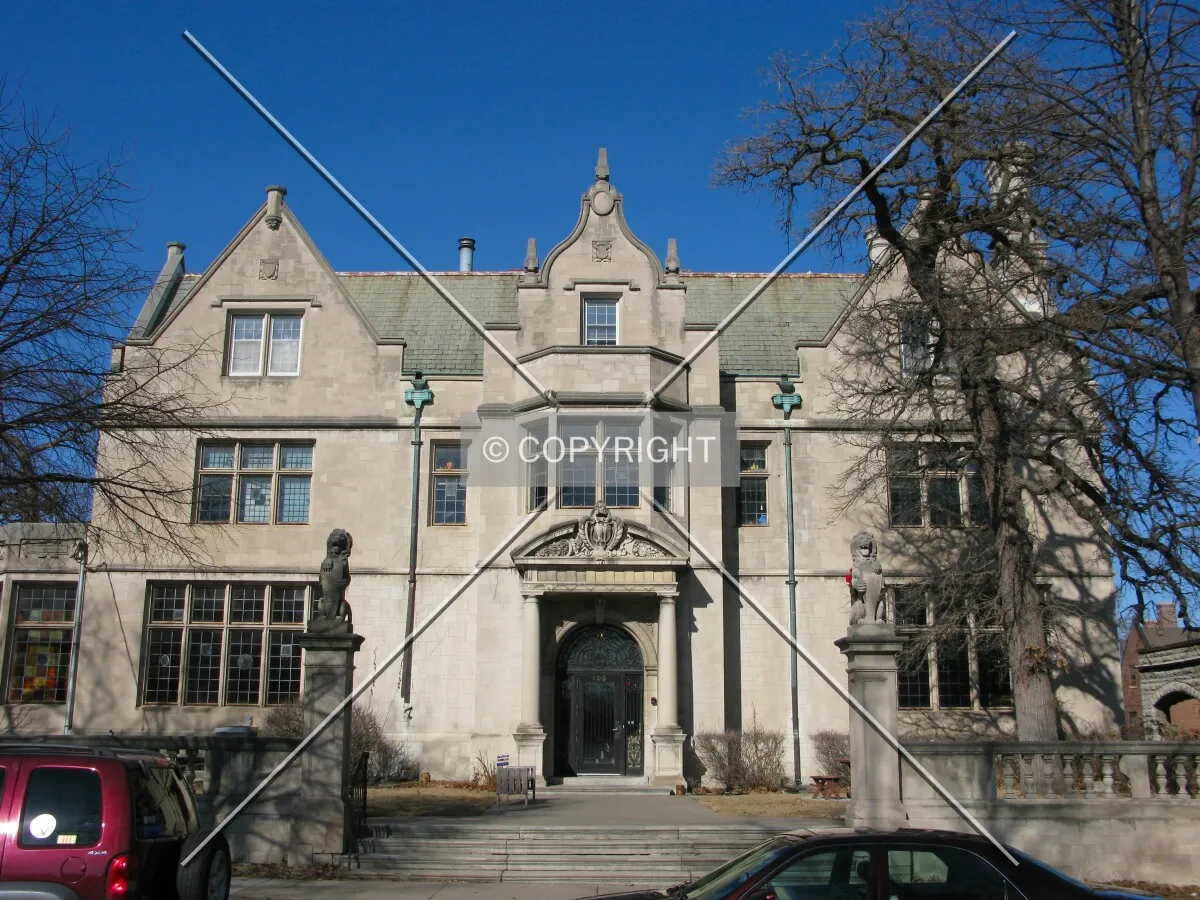View to the north across East 22nd Street