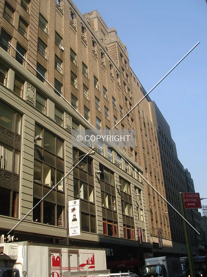 Base of the building at West 44th Street