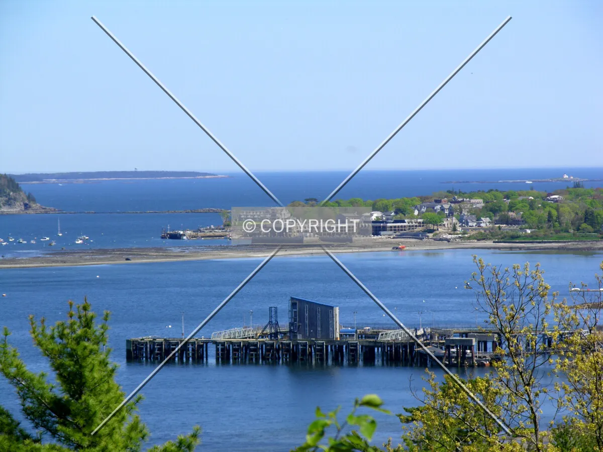 Looking southeast from Acadia National Park
