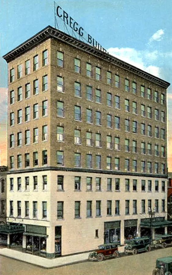 Vintage view from the northeast