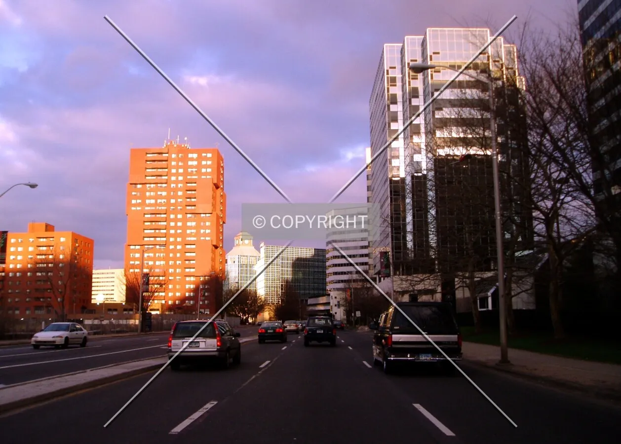 Heading east on Tresser Boulevard